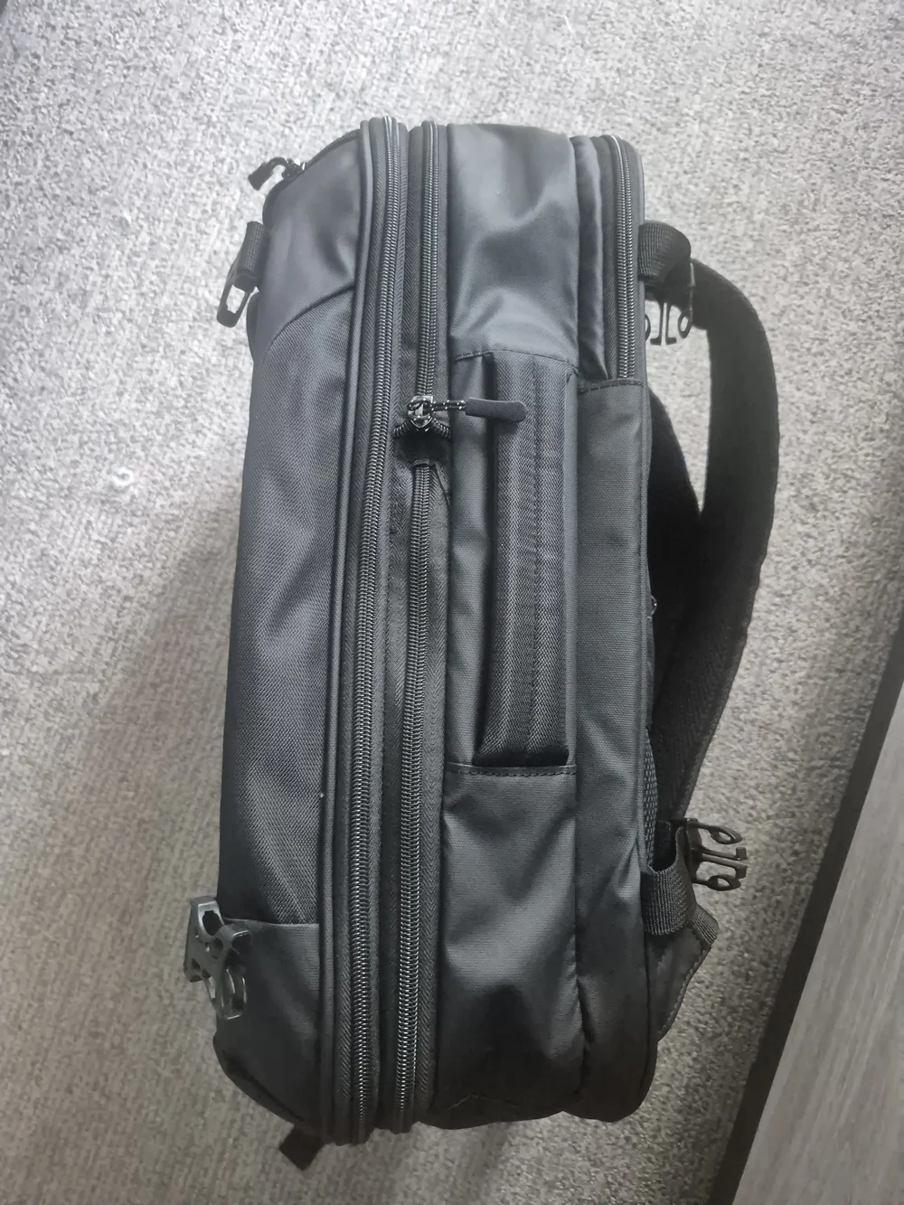 Samsonite Black Men's Travel Backpack with Front Utility Pocket